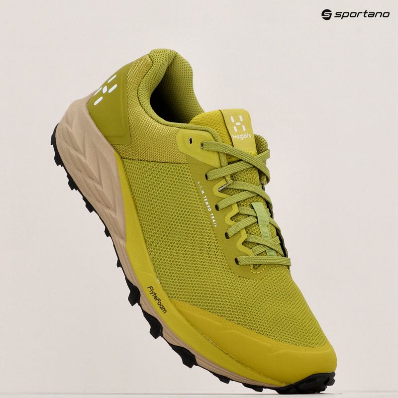 Men's running shoes Haglöfs L.I.M Tempo Trail Low lime green/aurora 9