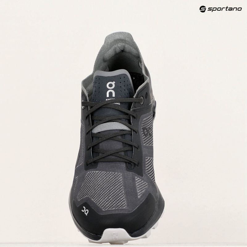 Men's On Running Cloudventure Peak 3 black/glacier running shoes 9
