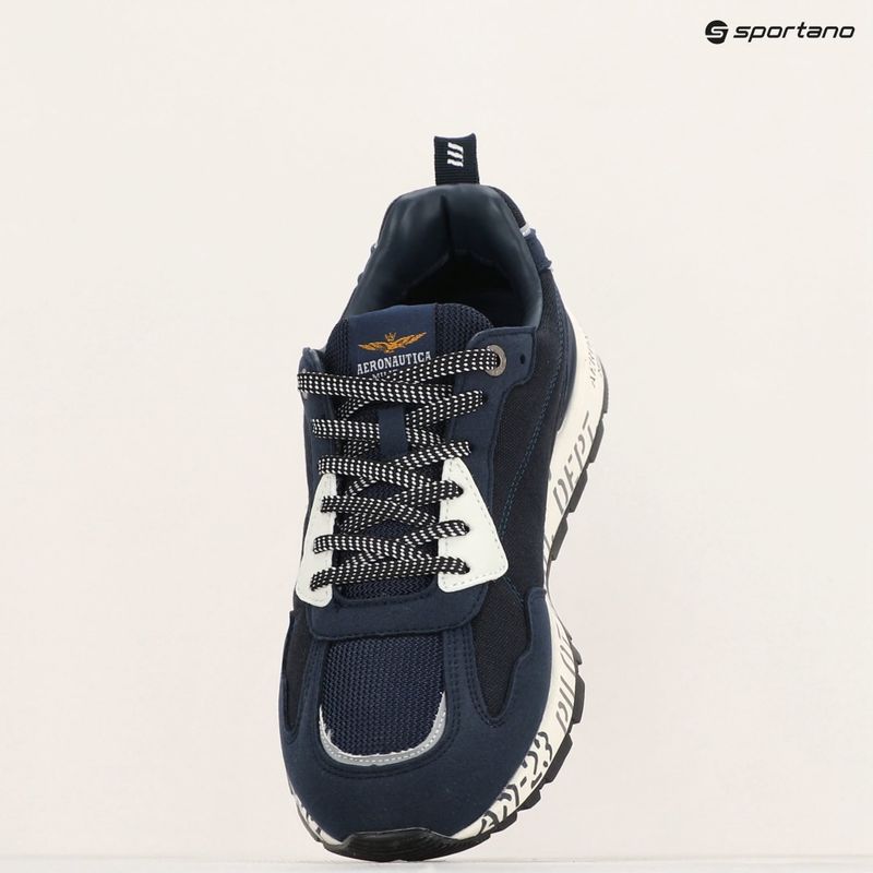 Men's Aeronautica Militare Printed Sole light blue shoes 9