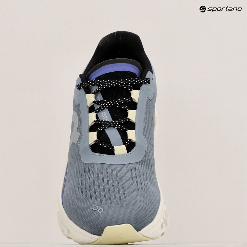 Women's On Cloudmonster mist/blueberry running shoes 9