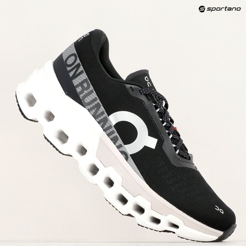 Women's On Running Cloudmonster 2 black/frost running shoes 9
