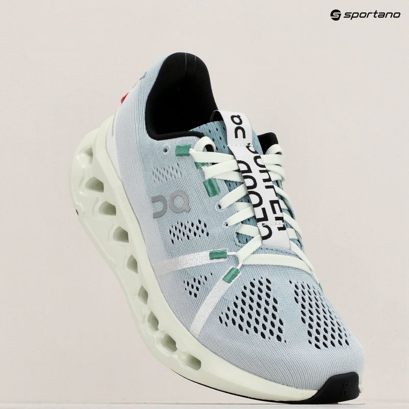 Women's On Running Cloudsurfer mineral/aloe running shoes 9