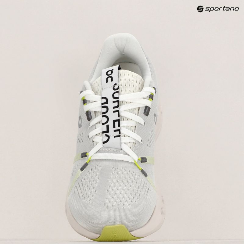 Women's On Running Cloudsurfer white/sand running shoes 16