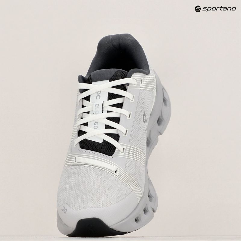 Women's On Cloudgo white/glacier running shoes 9