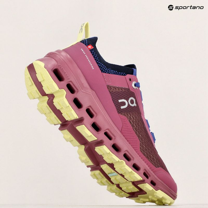 Women's On Running Cloudultra 2 cherry/hay running shoes 16