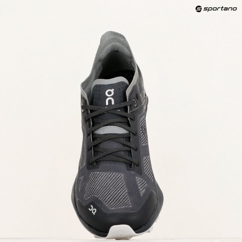 Women's On Cloudventure Peak 3 black/glacier running shoes 9