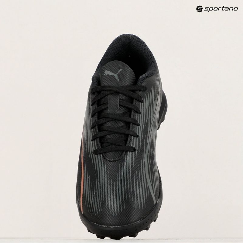 PUMA Ultra Play TT Jr children's football boots puma black/copper rose 16