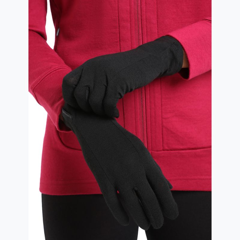Icebreaker 200 Oasis Glove Liners black 3