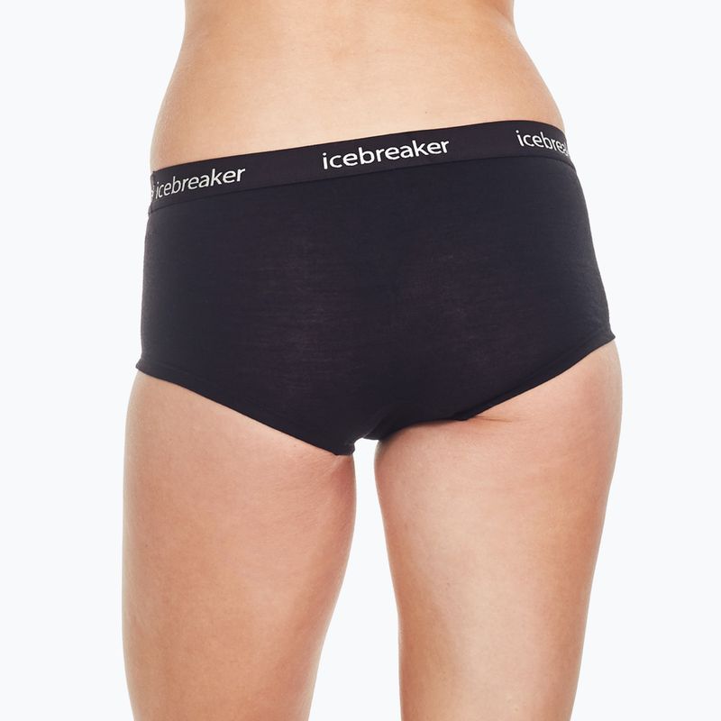 Icebreaker women's boxer shorts Sprite Hot 001 black IB1030230011 6