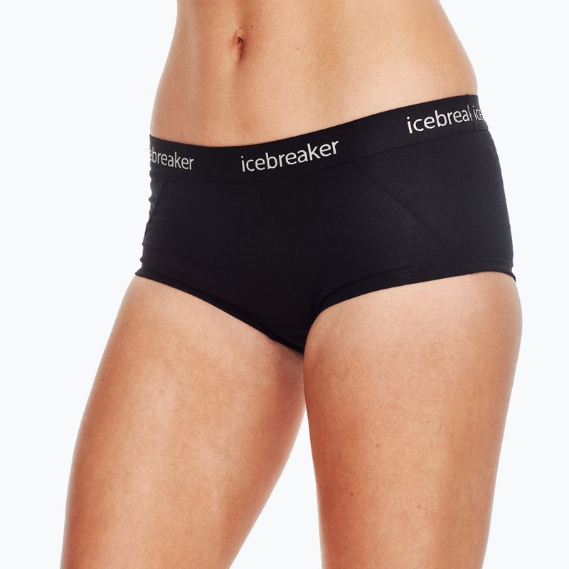 Icebreaker women's boxer shorts Sprite Hot 001 black IB1030230011 7