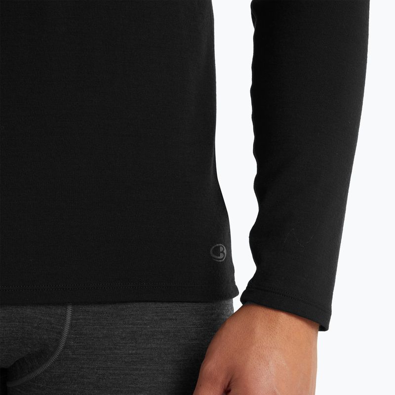 Men's thermal longsleeve icebreaker Merino 150 Anatomica Crewe black 5