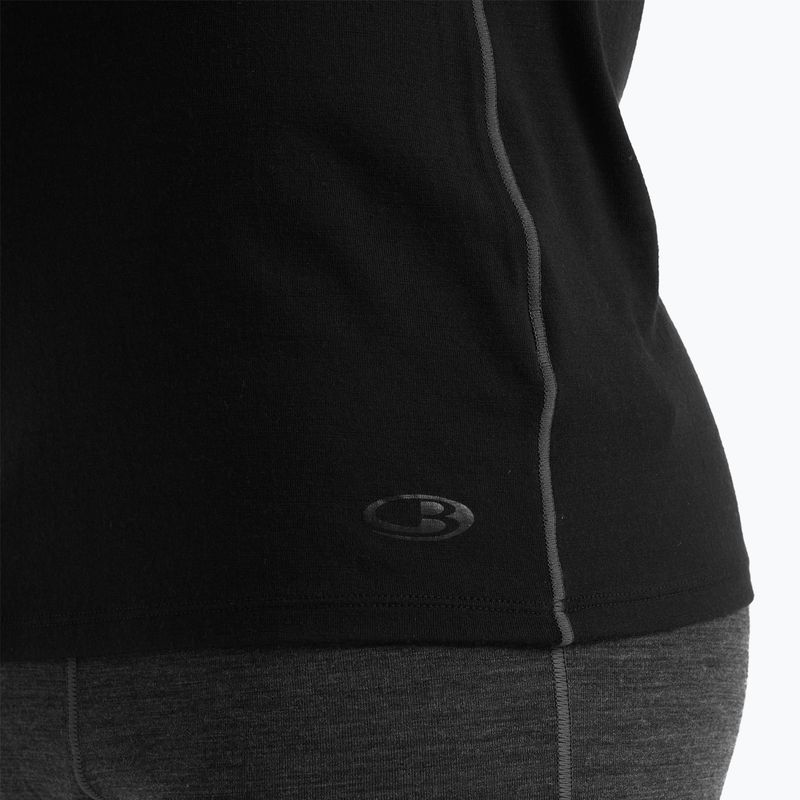 Men's thermal longsleeve icebreaker Merino 150 Anatomica Crewe black 6