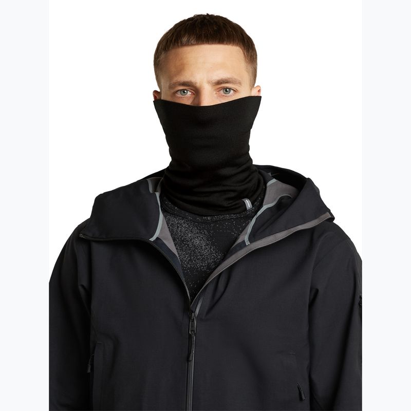 Multifunctional neck gaiter icebreaker Apex Chute black 2