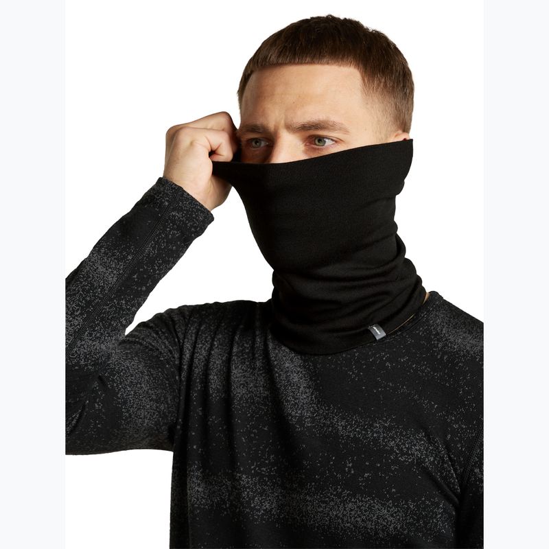 Multifunctional neck gaiter icebreaker Apex Chute black 4