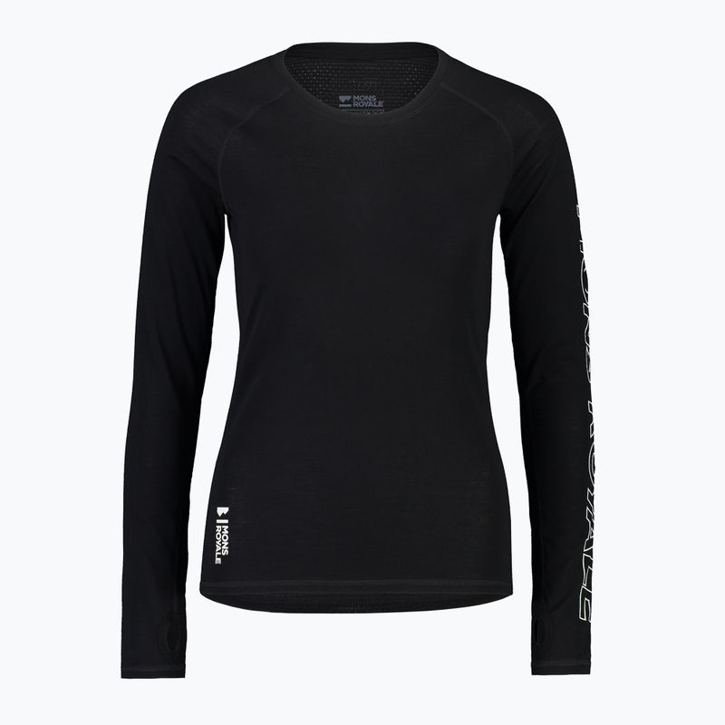 Women's thermal longsleeve Mons Royale Bella Tech black 4