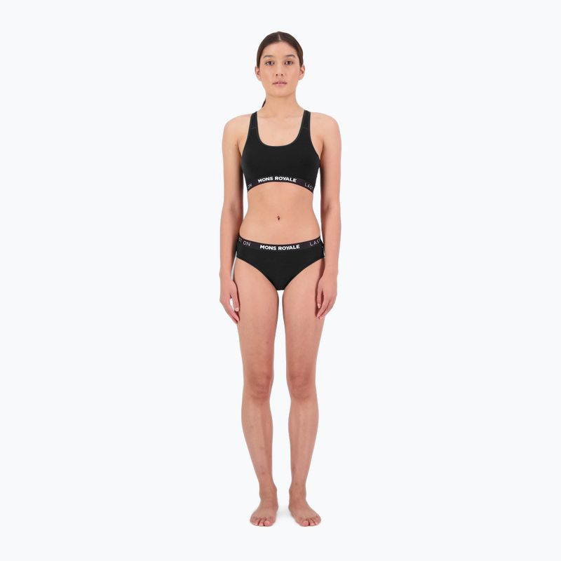 Mons Royale Sierra Merino Sports thermal bra black 3