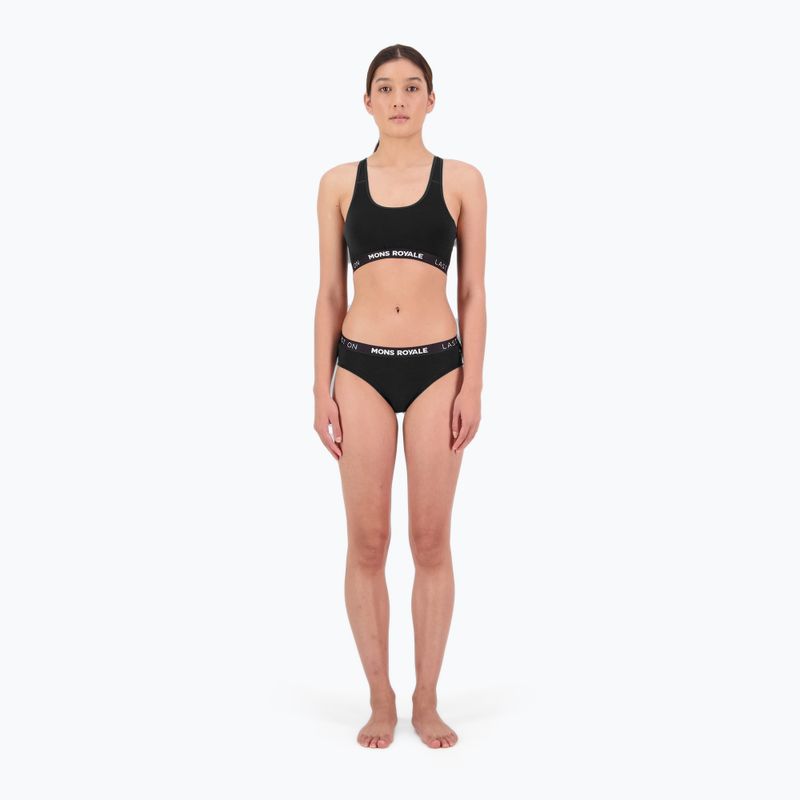 Women's thermal briefs Mons Royale FOLO Brief black 3