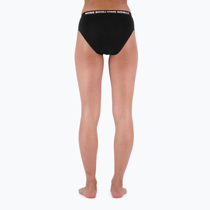 Women's thermal briefs Mons Royale FOLO Brief black 4