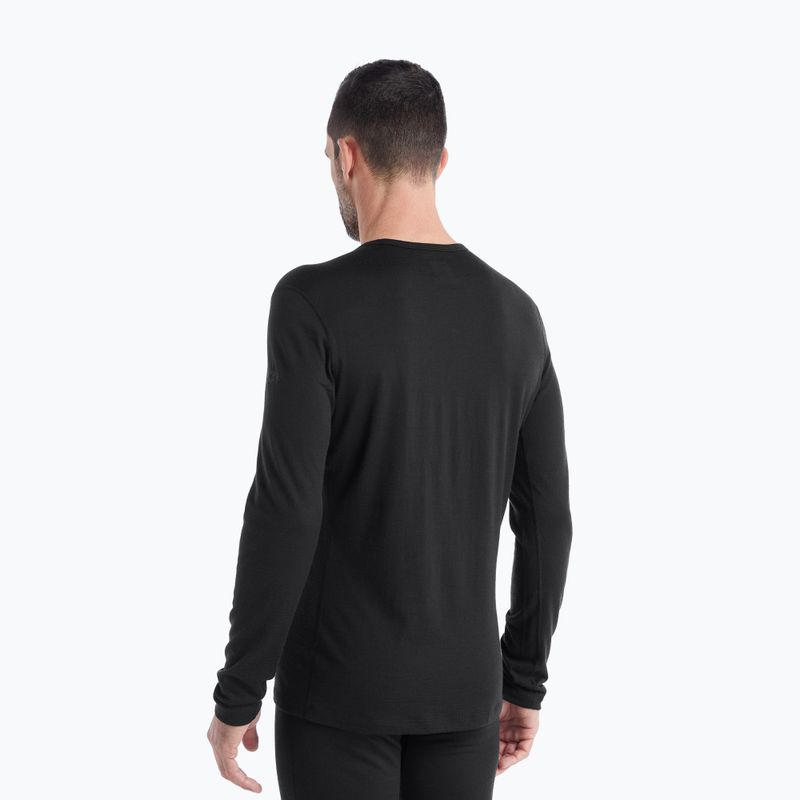 Men's thermal top icebreaker 200 Oasis Crewe black 3