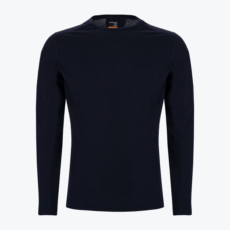 Men's thermal base layer top icebreaker 200 Oasis Crewe midnight navy 6