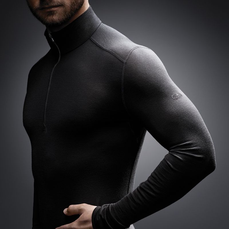 Men's thermal T-shirt icebreaker 200 Oasis black IB1043670011 11