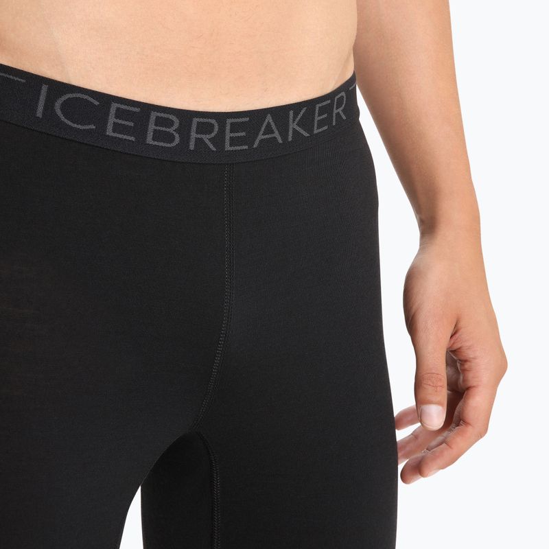 Men's thermal pants icebreaker 200 Oasis black IB1043680011 4