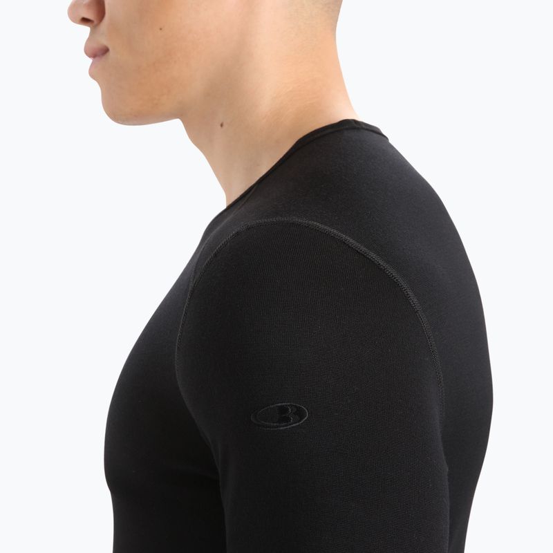 Men's thermal active sweatshirt icebreaker 260 Tech Crewe black 5