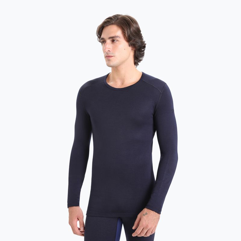 Men's thermal sweatshirt icebreaker 260 Tech Crewe midnight navy