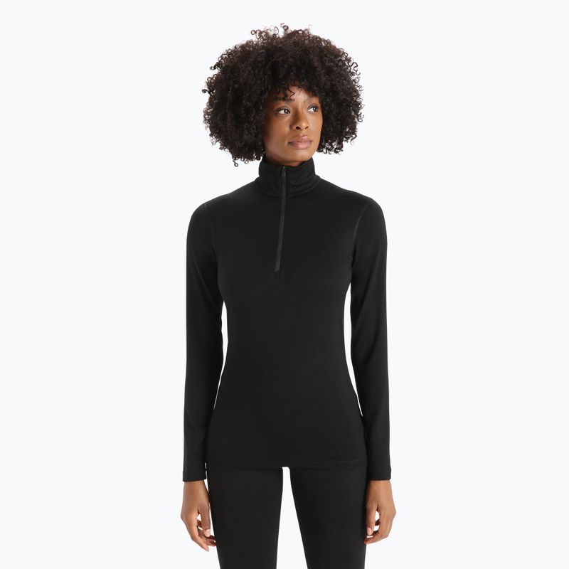 Women's thermal T-shirt icebreaker 200 Oasis black IB1043800011