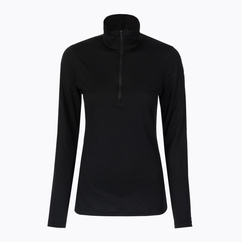Women's thermal base layer icebreaker 200 Oasis Half Zip black 6