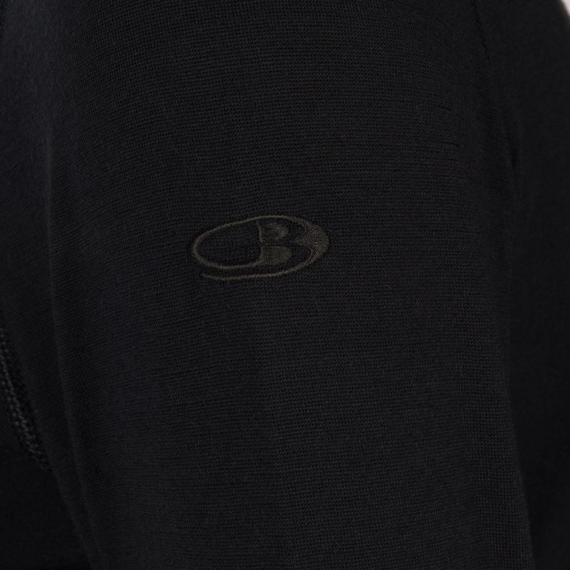 Women's thermal base layer icebreaker 200 Oasis Half Zip black 8