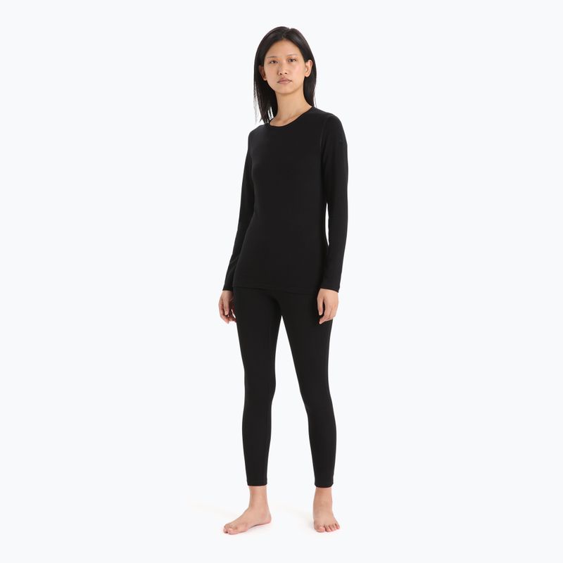 Women's thermal active sweatshirt icebreaker 260 Tech Crewe black 2