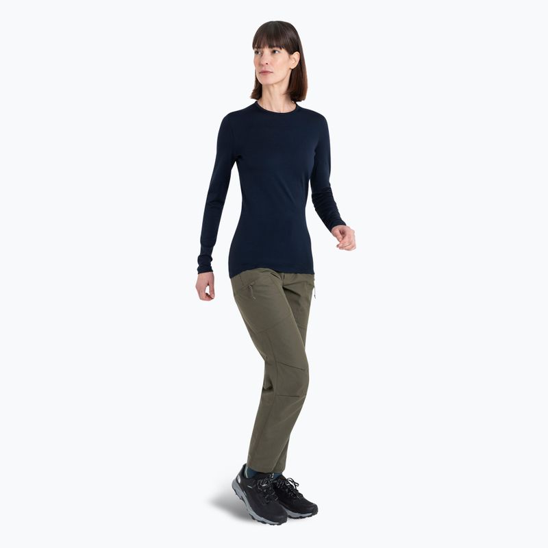 Women's thermal active sweatshirt icebreaker 260 Tech Crewe midnight navy 5