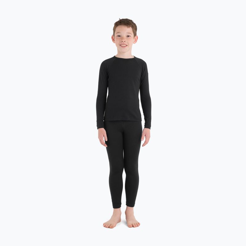 Children's thermal base layer icebreaker 200 Oasis Crewe black 3