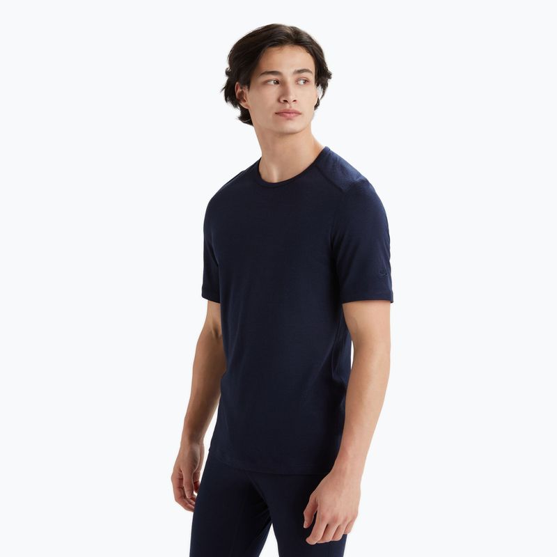 Men's Icebreaker 200 Oasis Crewe midnight navy thermal T-shirt