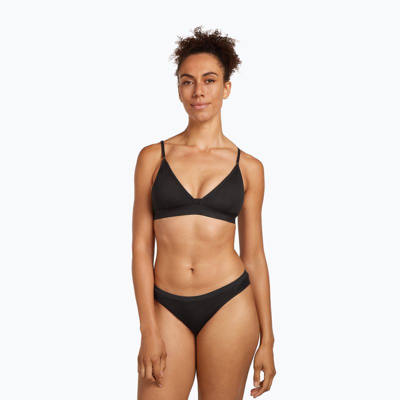 Thermal sports bra icebreaker Merino 150 Siren Bra Inserts black 2