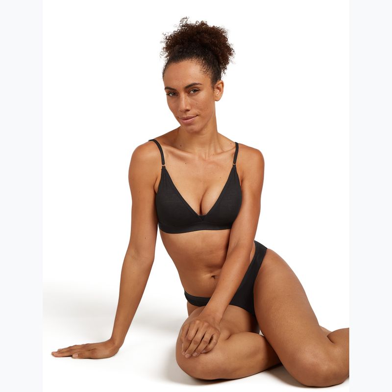 Thermal sports bra icebreaker Merino 150 Siren Bra Inserts black 5