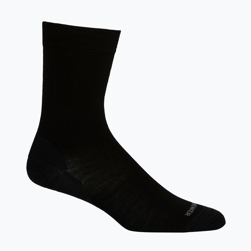Women's socks Icebreaker Lifestyle Fine Gauge Crew black 2