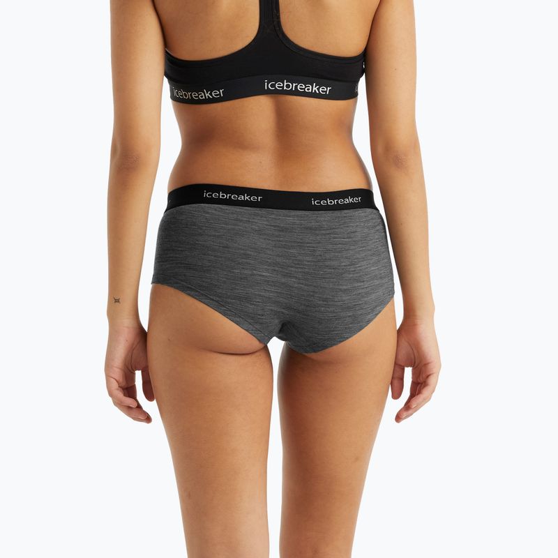 Icebreaker women's thermal boxer shorts Sprite Hot Grtistone 103023 5