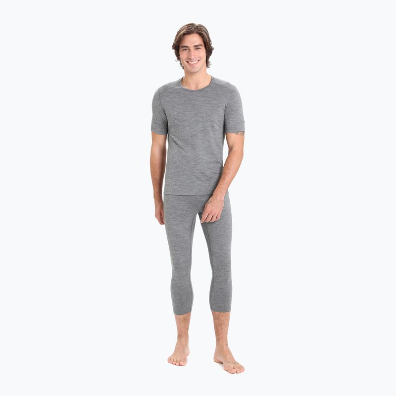 Men's thermal T-shirt Icebreaker 200 Oasis Crewe gritstone heather 2