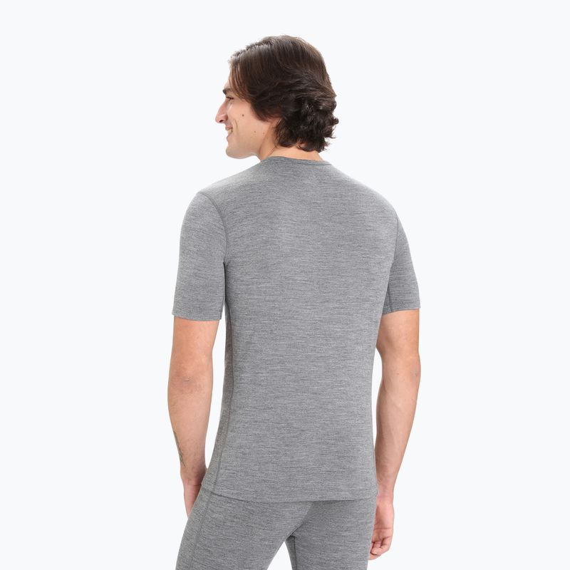 Men's thermal T-shirt Icebreaker 200 Oasis Crewe gritstone heather 3
