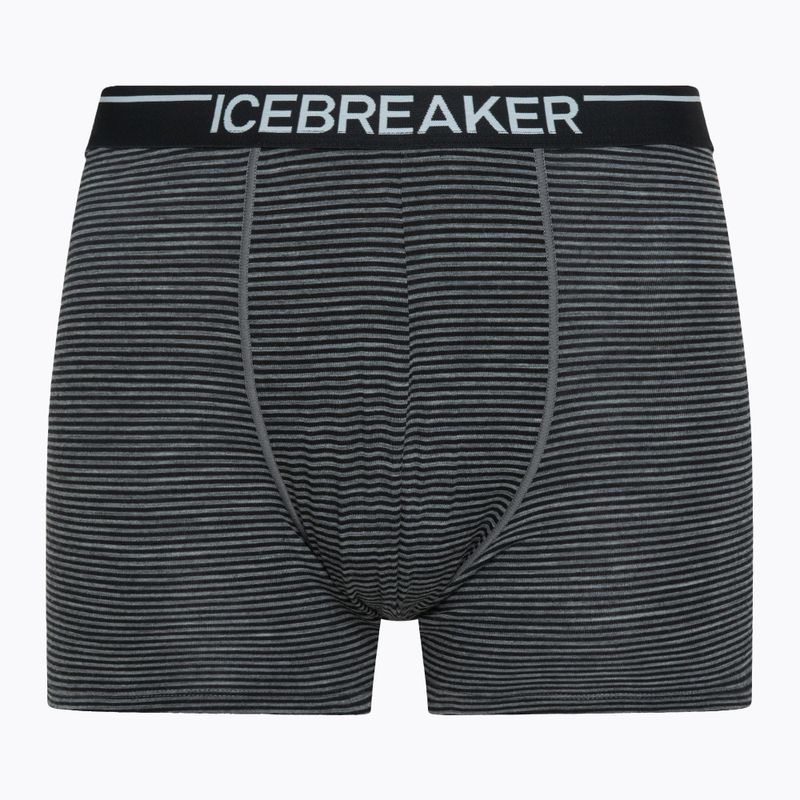 Men's thermal boxer shorts icebreaker Anatomica gritstone hthr