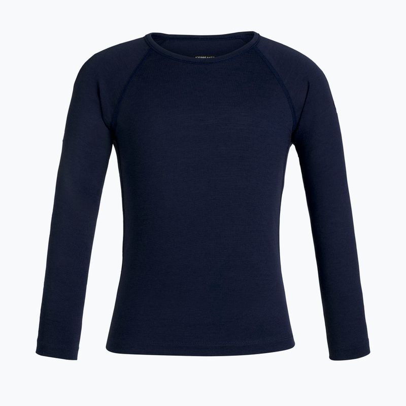 Icebreaker Kids 200 Oasis Crewe midnight navy thermal sweatshirt 3