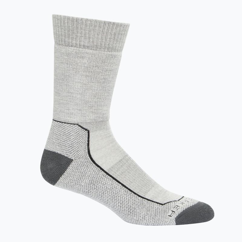 Men's Icebreaker Hike+ Medium Crew trekking socks blizzard heather