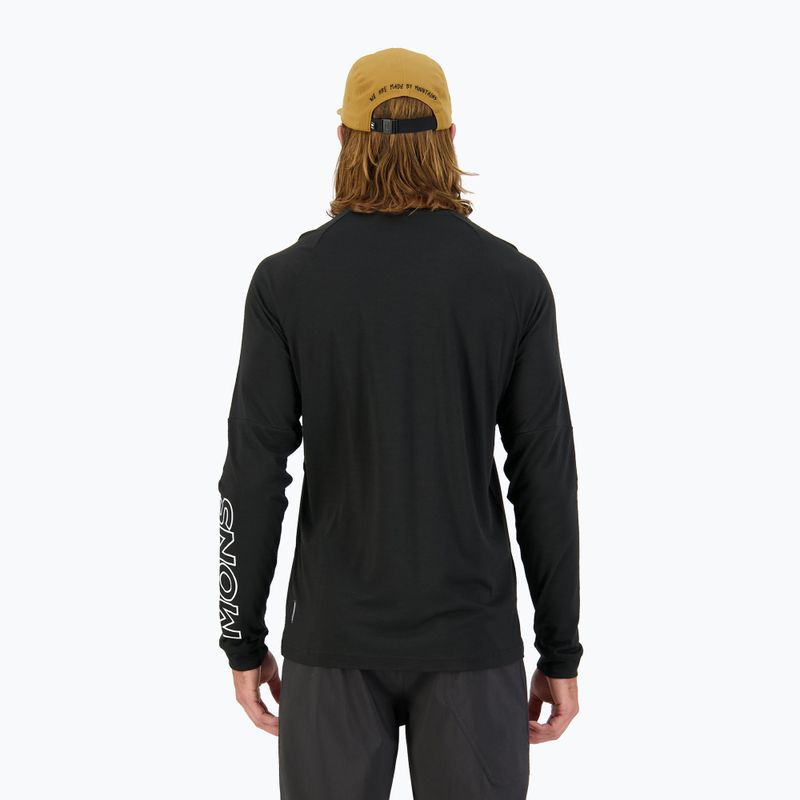 Men's Cycling Longsleeve Mons Royale Tarn Merino Shift Wind Jersey black 3