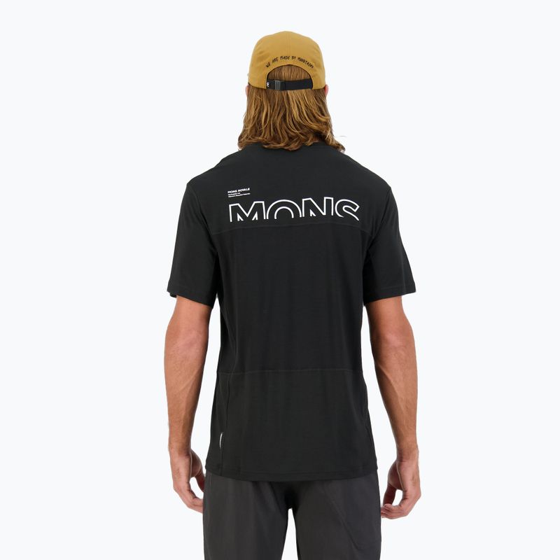 Men's cycling jersey Mons Royale Tarn Merino black 3