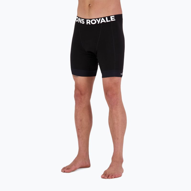 Men's Mons Royale Epic Merino Bike Boxer shorts black