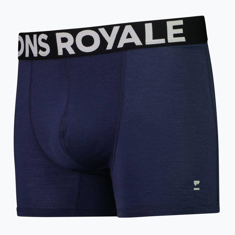 Men's Mons Royale Hold 'em Merino midnight thermal boxer shorts 2