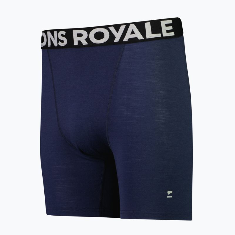 Men's thermal boxer shorts Mons Royale Hold 'em Merino midnight 2
