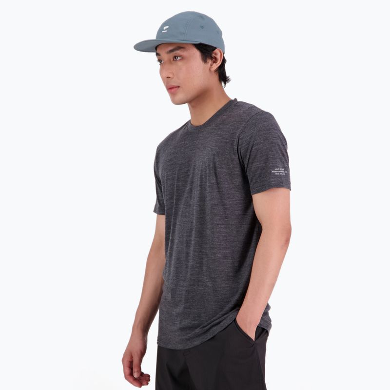 Men's thermal shirt Mons Royale Zephyr Tencel smoke 4